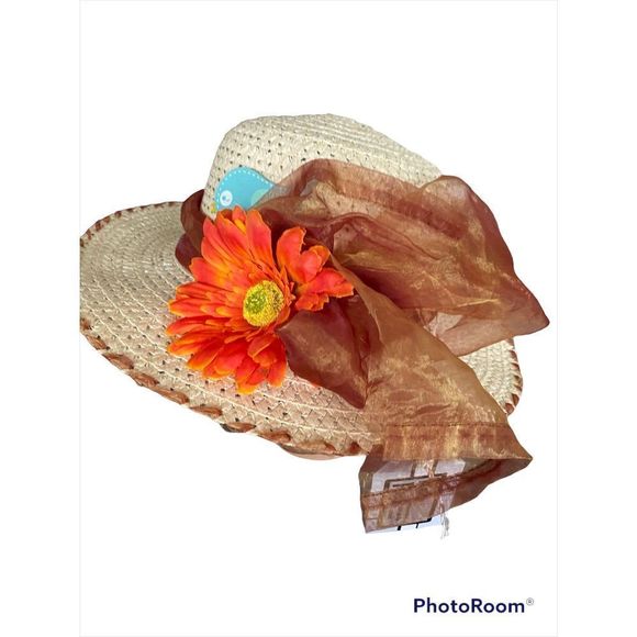 Birdie Bouquet Sun Hat - Picture 1 of 10